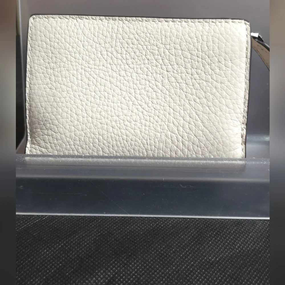 Coach Leather Wallet Taupe/Sand NWT - Picture 8 of 11